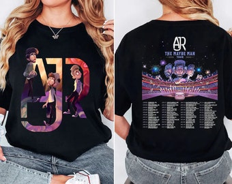 AJR The Maybe Man Tour 2024 T Shirt, AJR Band Concert Shirt, Ajr Members Chibi Shirt, Ajr Band Merch, AJR Fan Gift, Ajr Tour Shirt