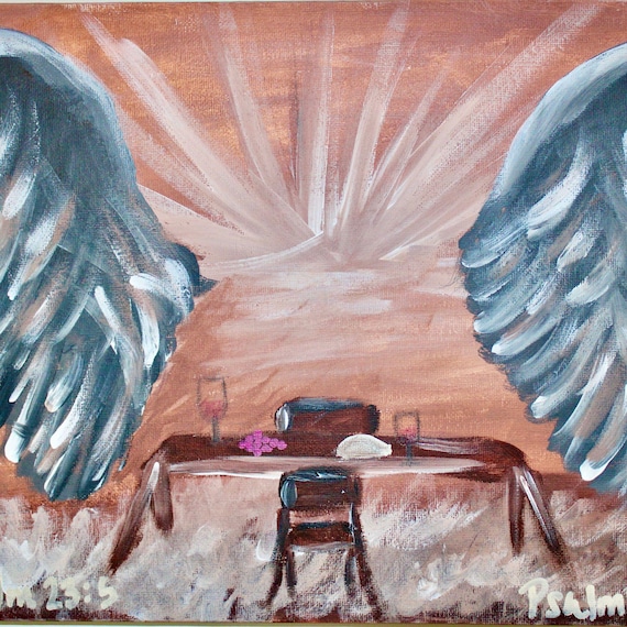 Digital Download, Psalm 23,91, Painting Print
