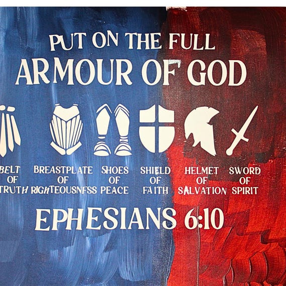Downloadable Digital Print, Armour of God