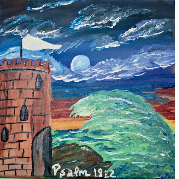 Digital Download, Psalm 18, Canvas Art