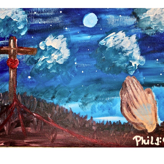 Digital Download, Phillippians 1:9, Digital Painting