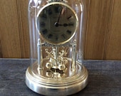 Vintage Seiko glass domed anniversary clock Japan clock