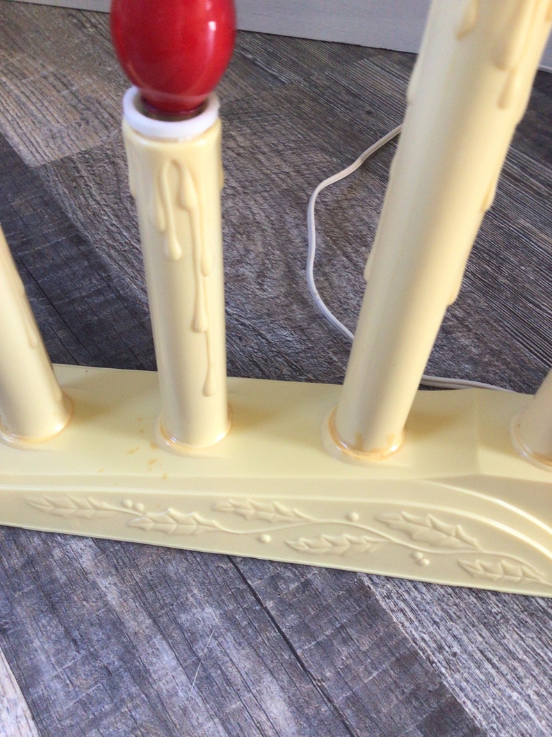 Vintage 8 Tiered Candelabra/ Plastic Candelabra/plastic Drip Etsy