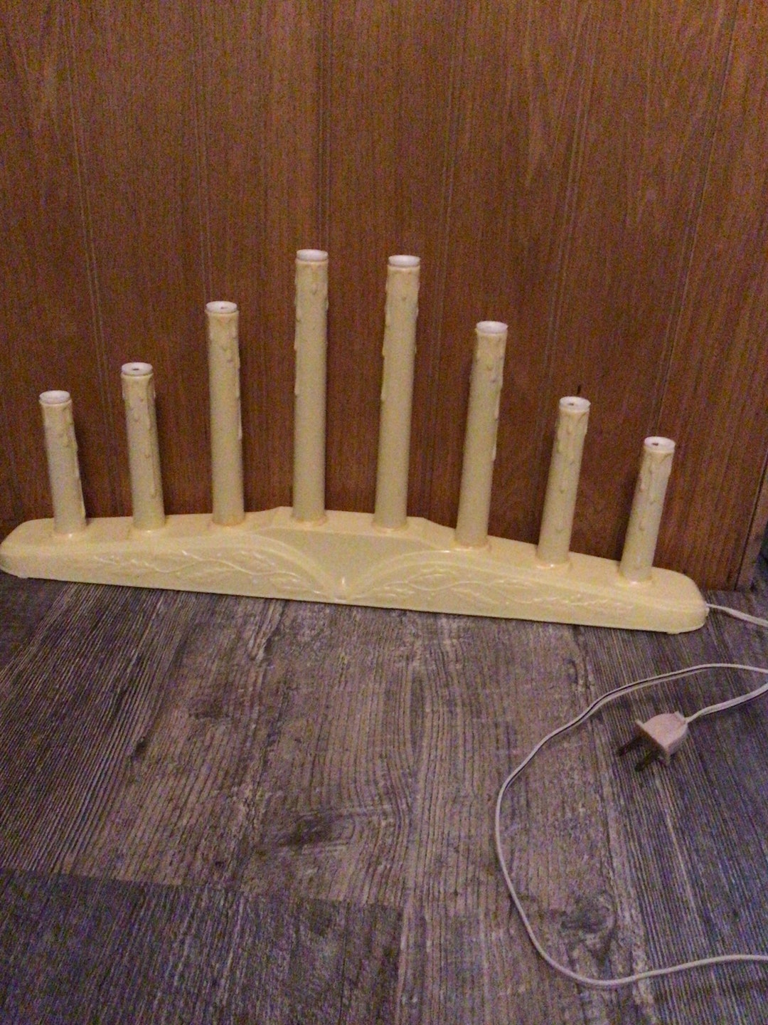 Vintage 8 Tiered Candelabra/ Plastic Candelabra/plastic Drip Etsy