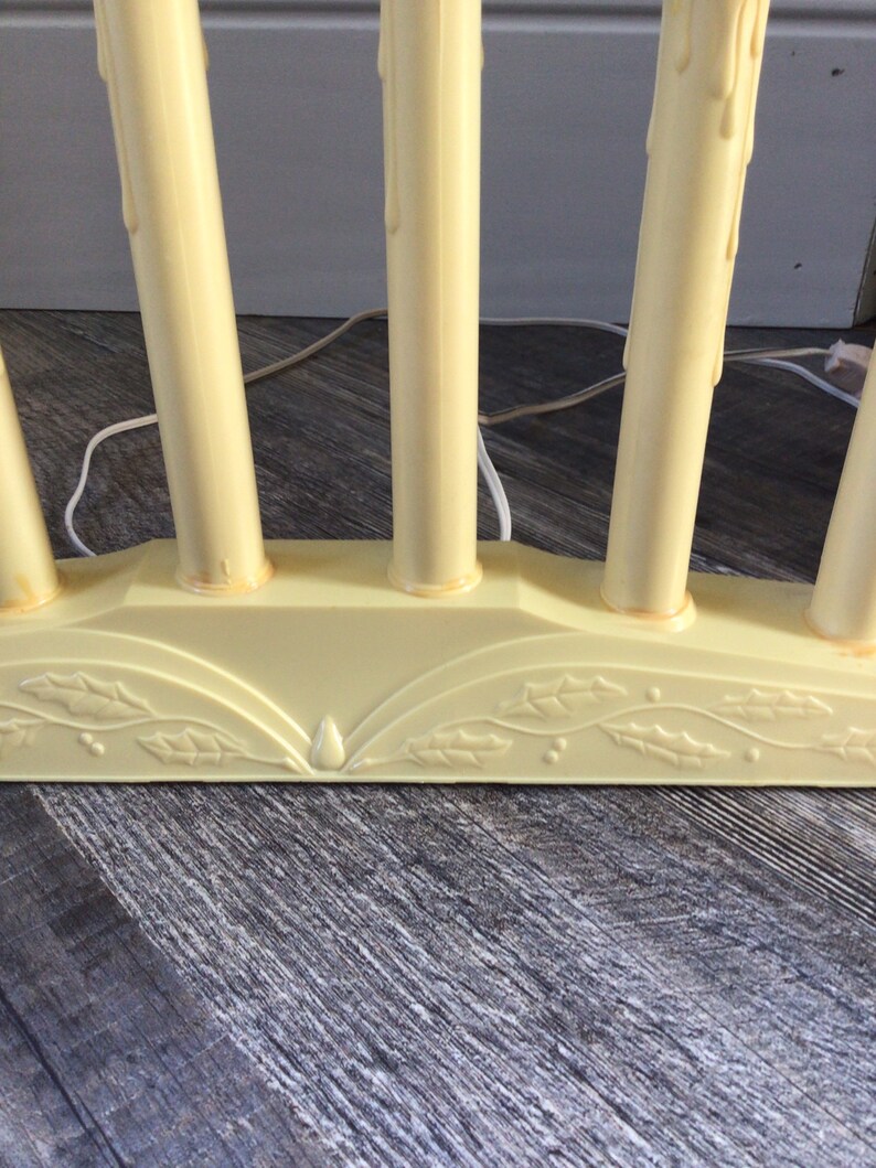 Vintage 8 Tiered Candelabra/ Plastic Candelabra/plastic Drip Etsy