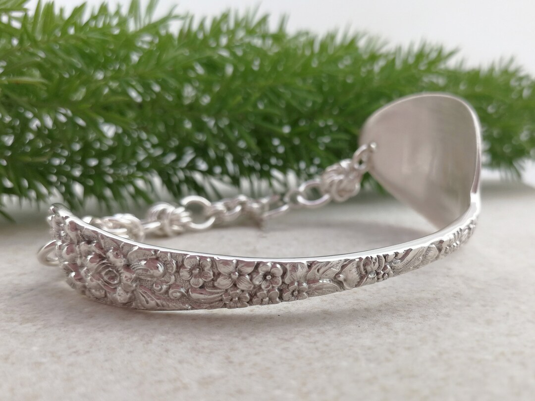 SILVERWARE BRACELET/ CUFF. Solid Silver Bangle / Spoon Etsy Australia