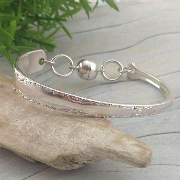 Sterling Silver Spoon Bracelet Etsy