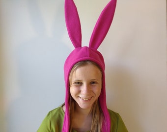 Pink Bunny Ears hat