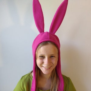 Pink Bunny Ears hat