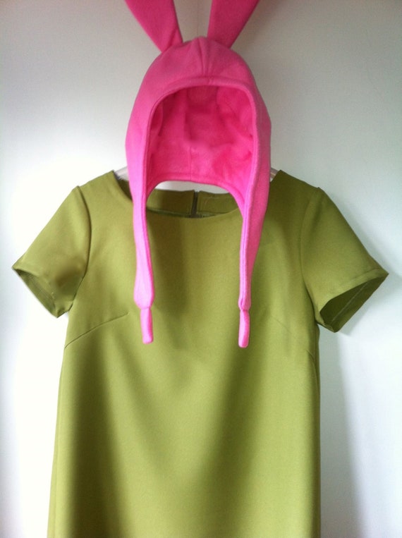 Combo Green Cosplay Dress + Bunny Hat