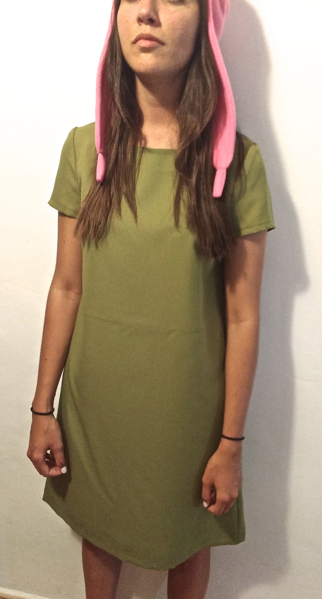 green t shirt dress louise belcher