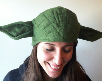 Master Yoda-inspired fleece hat