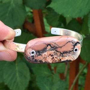 Willow Creek Jasper and Sterling Silver Cuff Bracelet