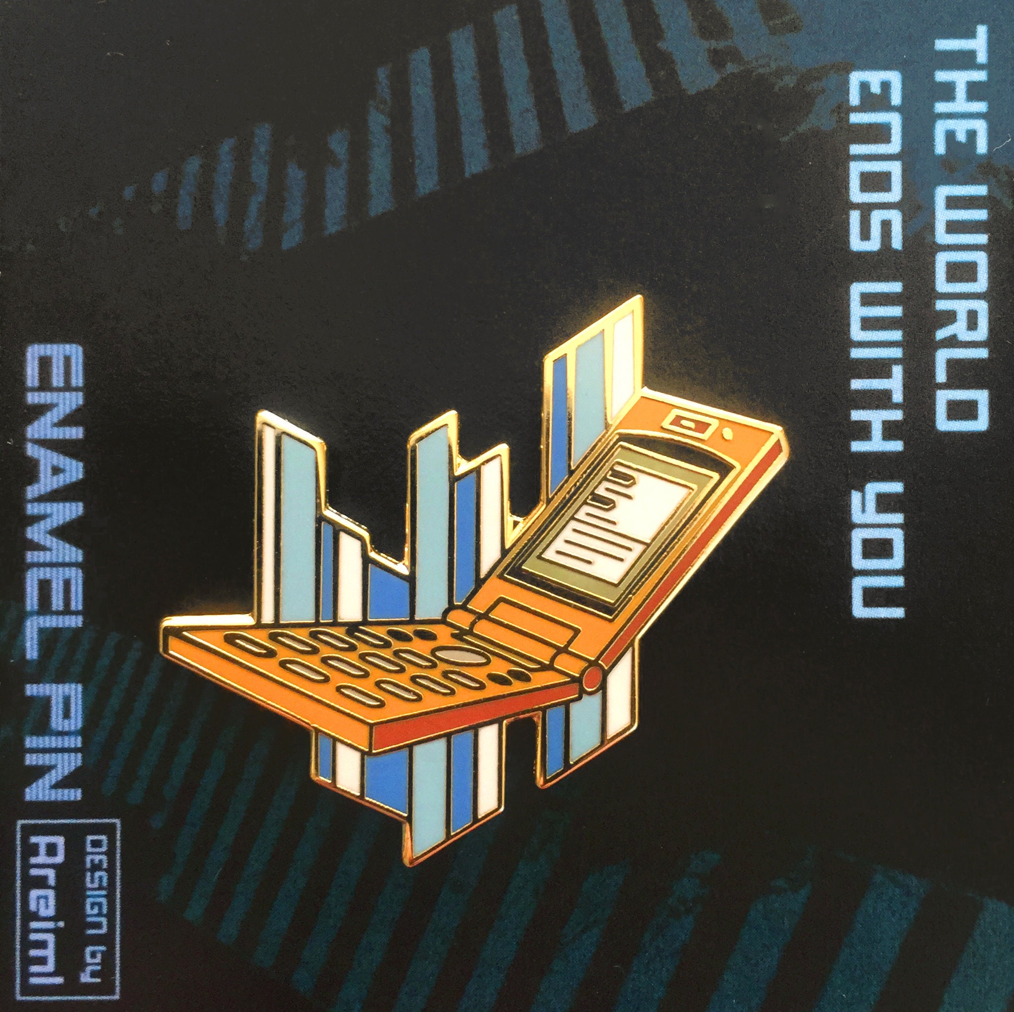 TWEWY Enamel Pins with Free Postcards Check Photos to See Etsy