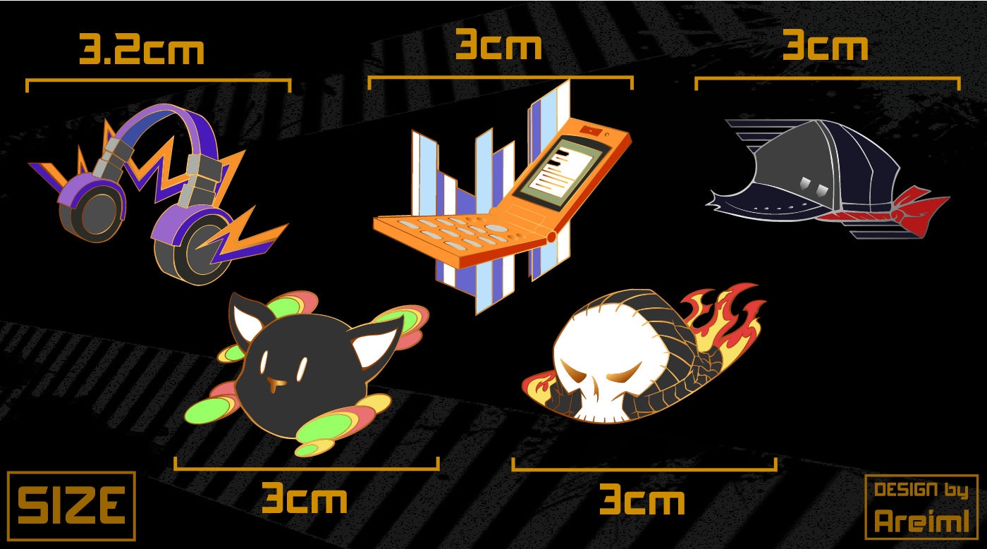 TWEWY Enamel Pins Etsy