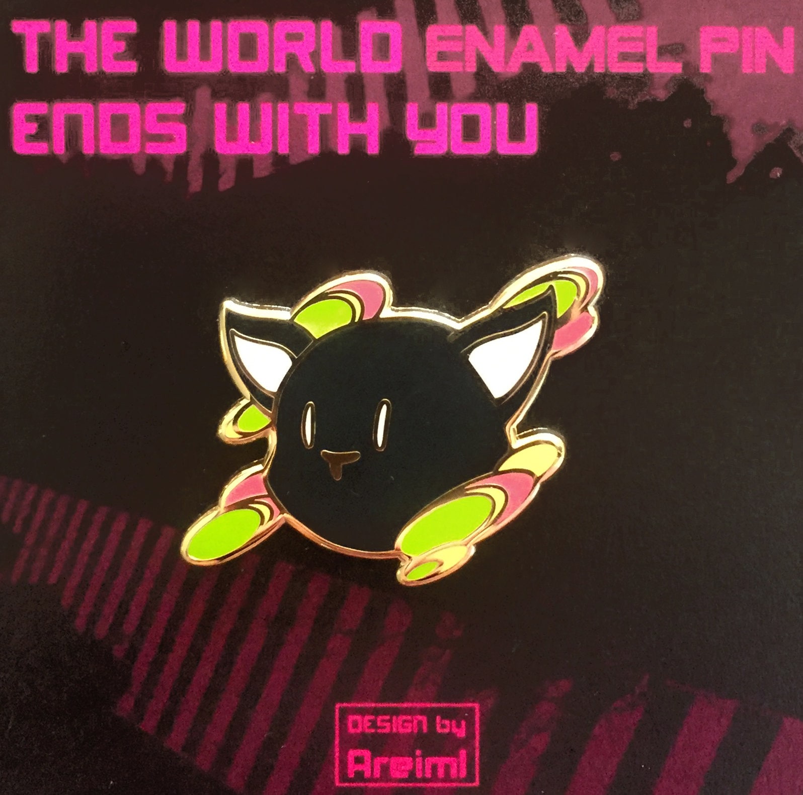 TWEWY Enamel Pins with Free Postcards Check Photos to See Etsy