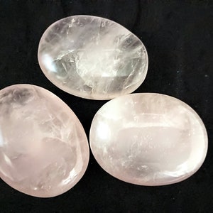 Rose Quartz Palm Stone