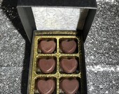 Dark Chocolate Peppermint Heart