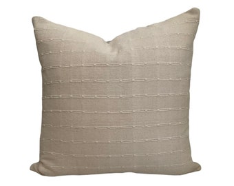 Boho Pillow, Modern Farmhouse, Solid Pillow, Neutral
