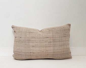 Solid Indian Pillow Cover, Modern Farmhouse, Lumbar pillow