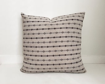 Gray and Black Pillow, Asian, Boho Pillow, Modern Farmhouse