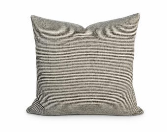 Organic Linen Pillow Cover, Modern Farmhouse, Boho Pillow