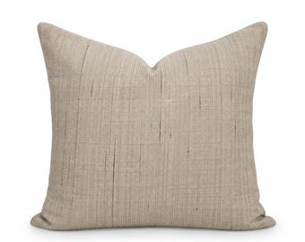 Indian Pillow Cover, Modern Farmhouse, Neutral Pillow