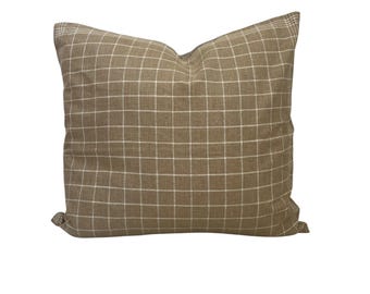 Neutral Linen Pillow Cover