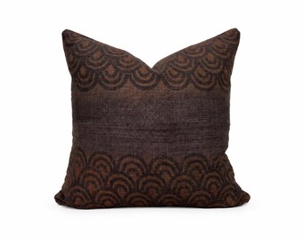 Hmong Pillow Cover, Neutral pillow, Modern Farmhouse