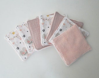 square washable wipes ON COMMAND in cotton and sponge