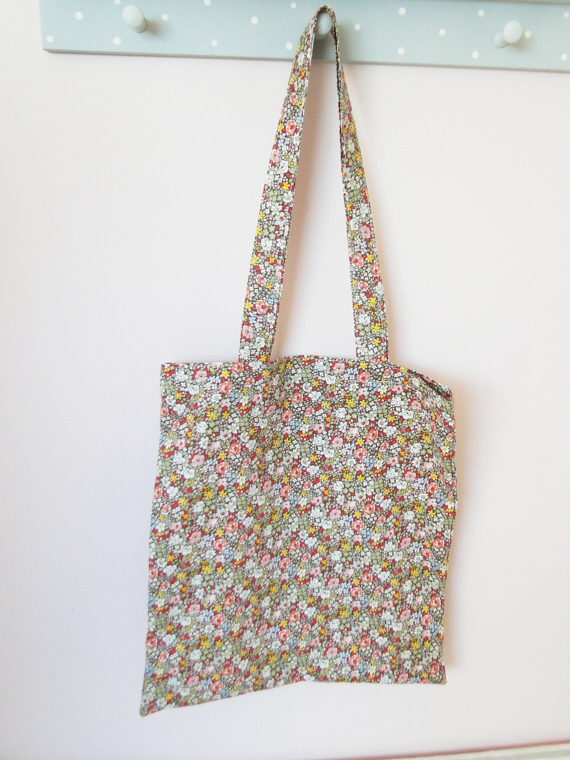 Tote bag library tote bag in cotton fabric ideal for shopping Etsy