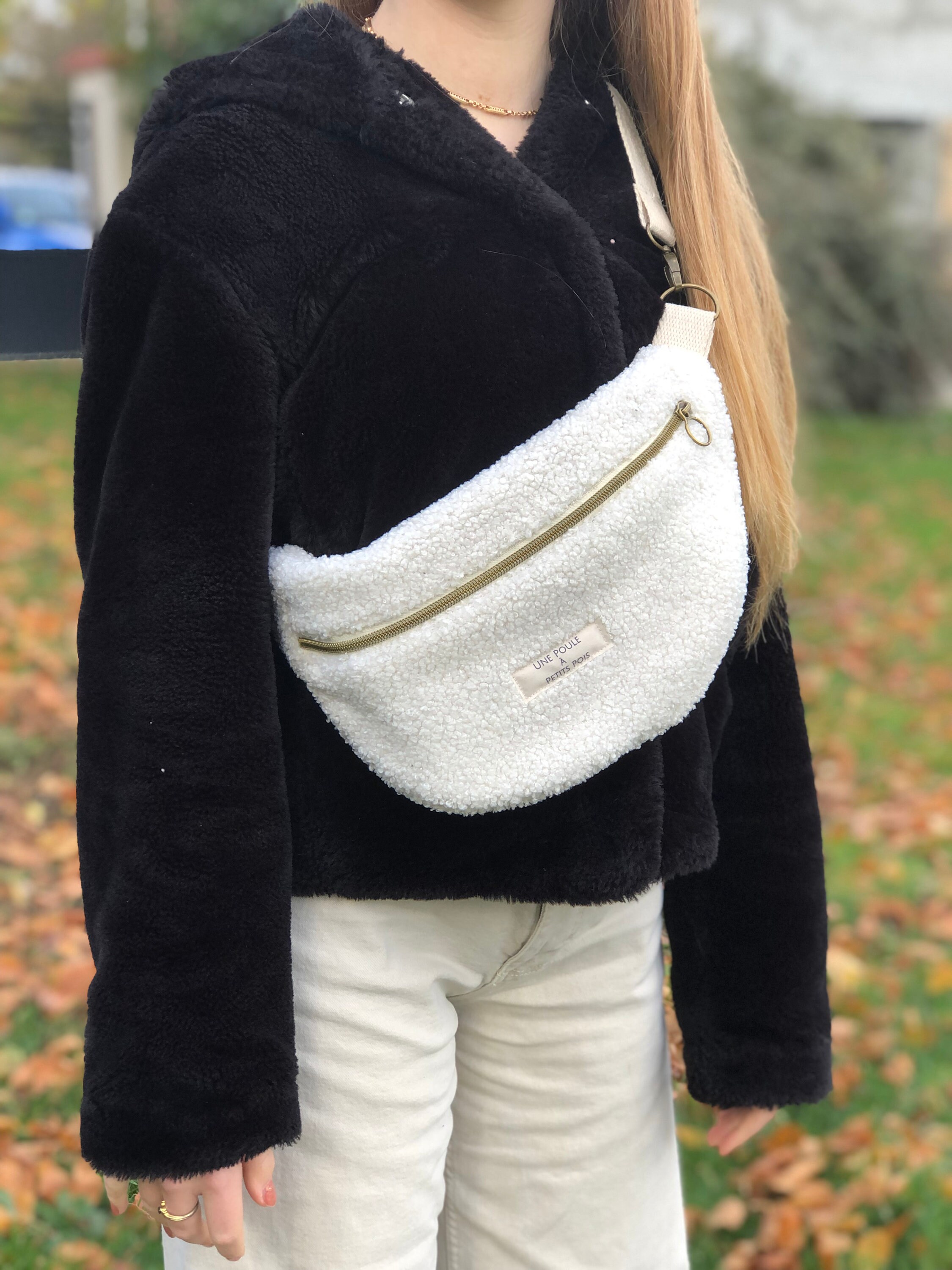 Furry fanny pack clearance