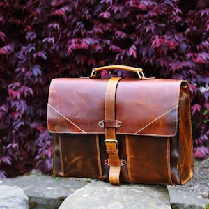 Personnalisé Cuir Véritable Hommes Porte-Documents Sac D'ordinateur Sac Bureau Sac À Bandoulière Bureau Cadeaux Pour Lui cadeau De Noël
