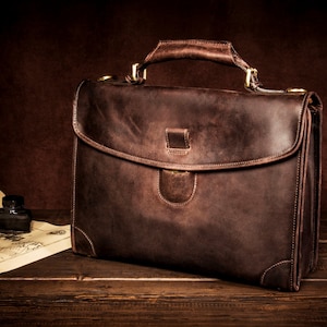 Personnalisé Cuir Véritable Hommes Porte-Documents Sac D'ordinateur Sac Bureau Sac À Bandoulière Bureau Cadeaux Pour Lui cadeau De Noël