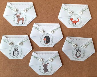 Forest Friends Baby Shower Gift Card Holder – Woodland Animal Game Prize