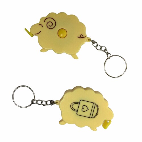 Sheep Tape Measure Retractable Measure Keychain Etsy UK