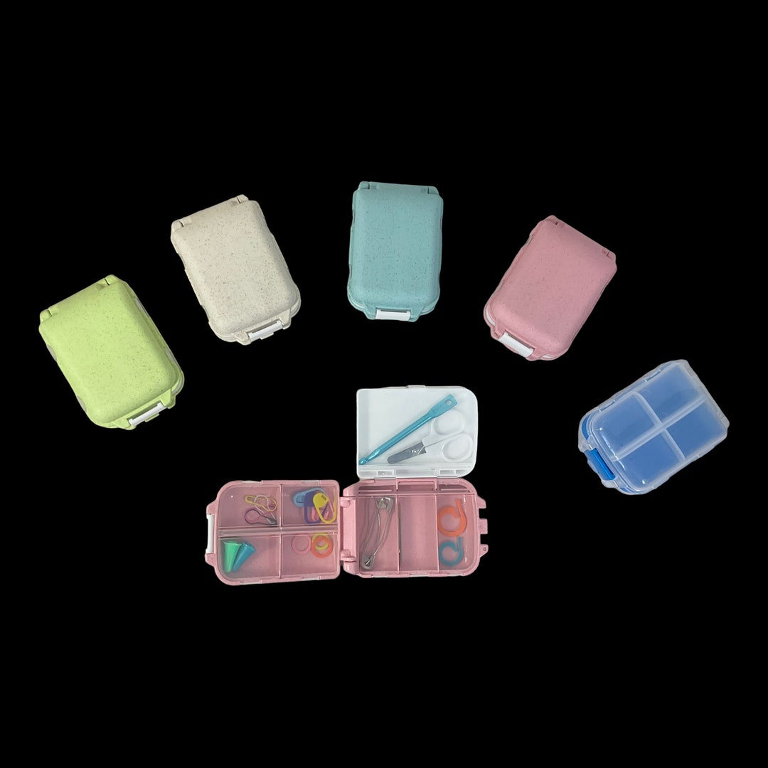 Knitting Notions Box Rigid Multi Compartment Organiser for Etsy Australia