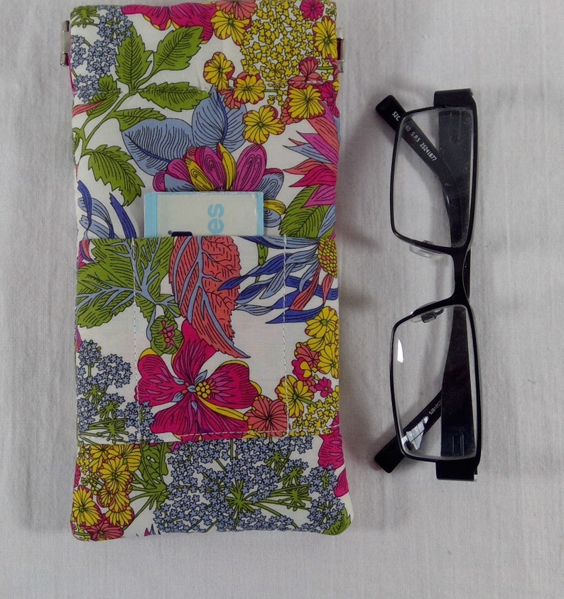 Liberty Fabric Floral Snap Shut Glasses Case Fabric Etsy UK