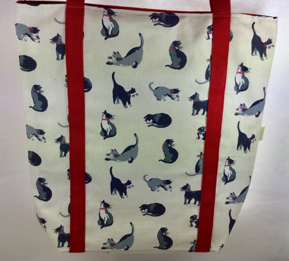 cath kidston painted cats bag