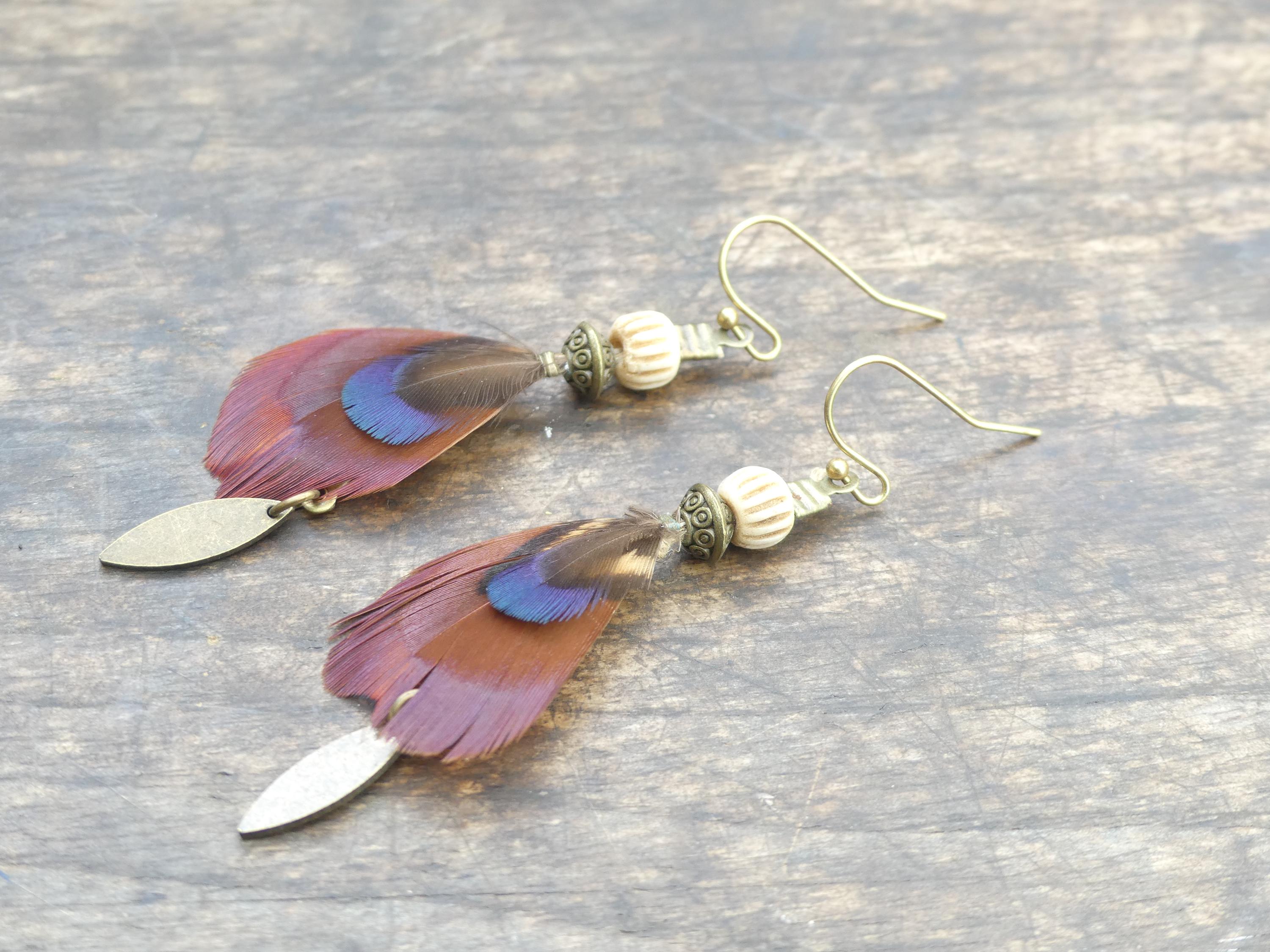 Lot De 4 Boucles D'oreilles Orientales / Indiennes - Style Ethnique - Occasion