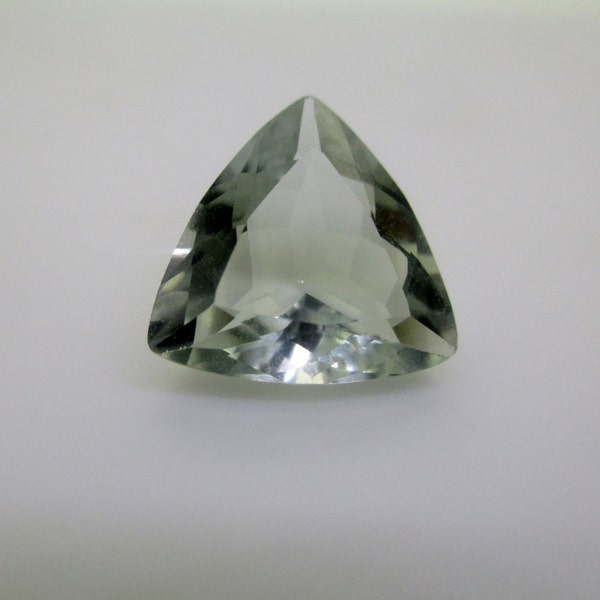 Green Amethyst PrasioliteTriangle Loose Stone, Natural From Brazil