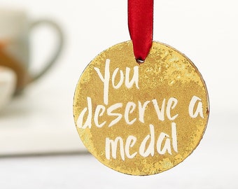 You Deserve A Medal Chocolate Medal... a congratulations gift for chocolate lovers