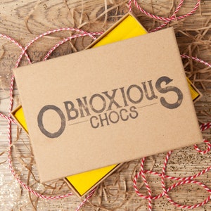 Obnoxious Chocs... a funny pregnancy gift of chocolates image 4