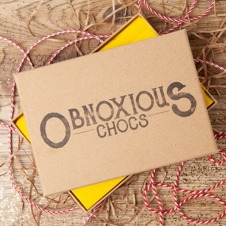 Obnoxious Chocs... a funny pregnancy gift of chocolates image 4