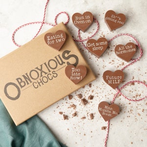 Obnoxious Chocs... a funny pregnancy gift of chocolates image 3