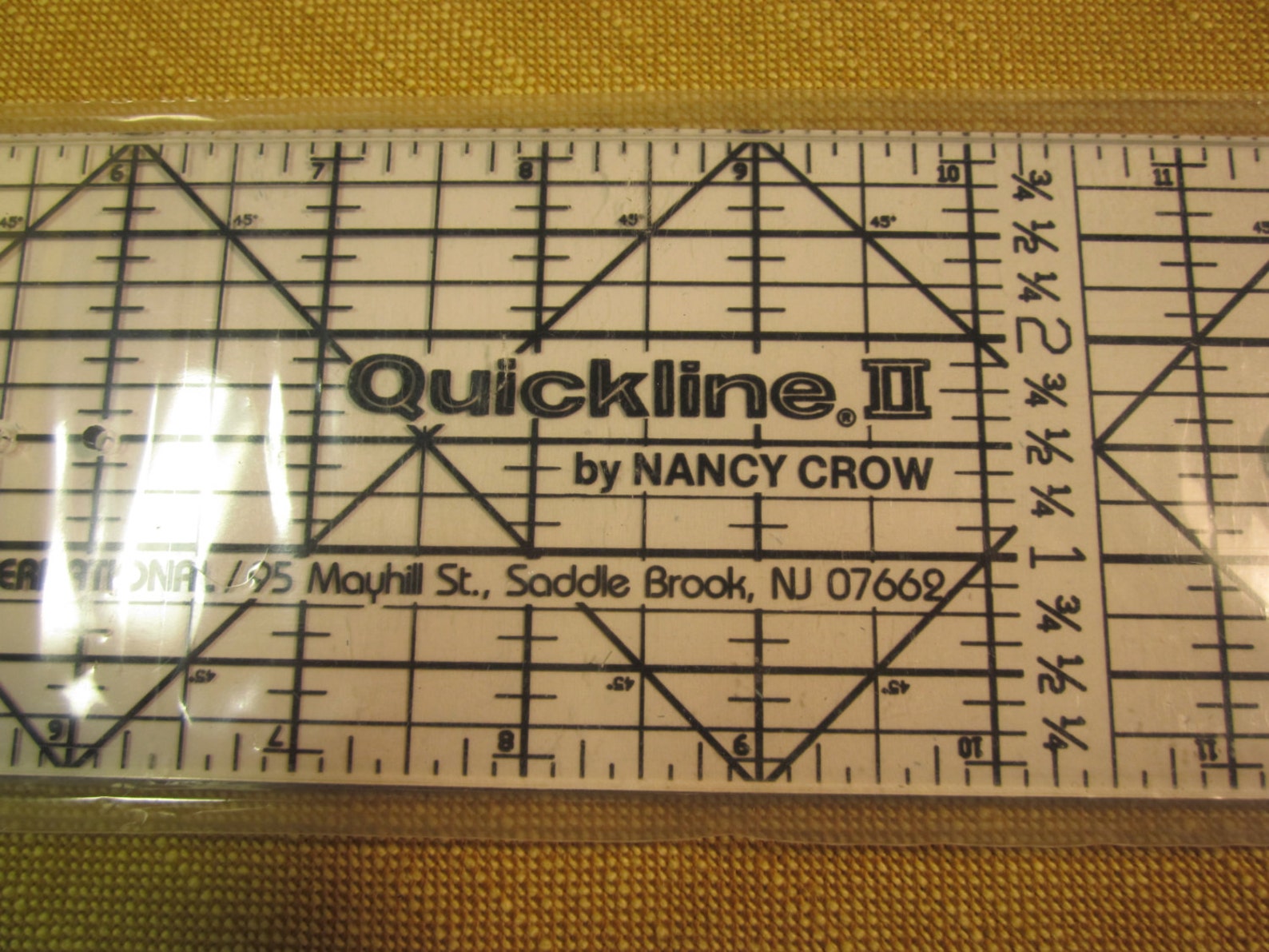 EZ Quilting Ruler 12 x 3 Quickline by Nancy Crow Etsy