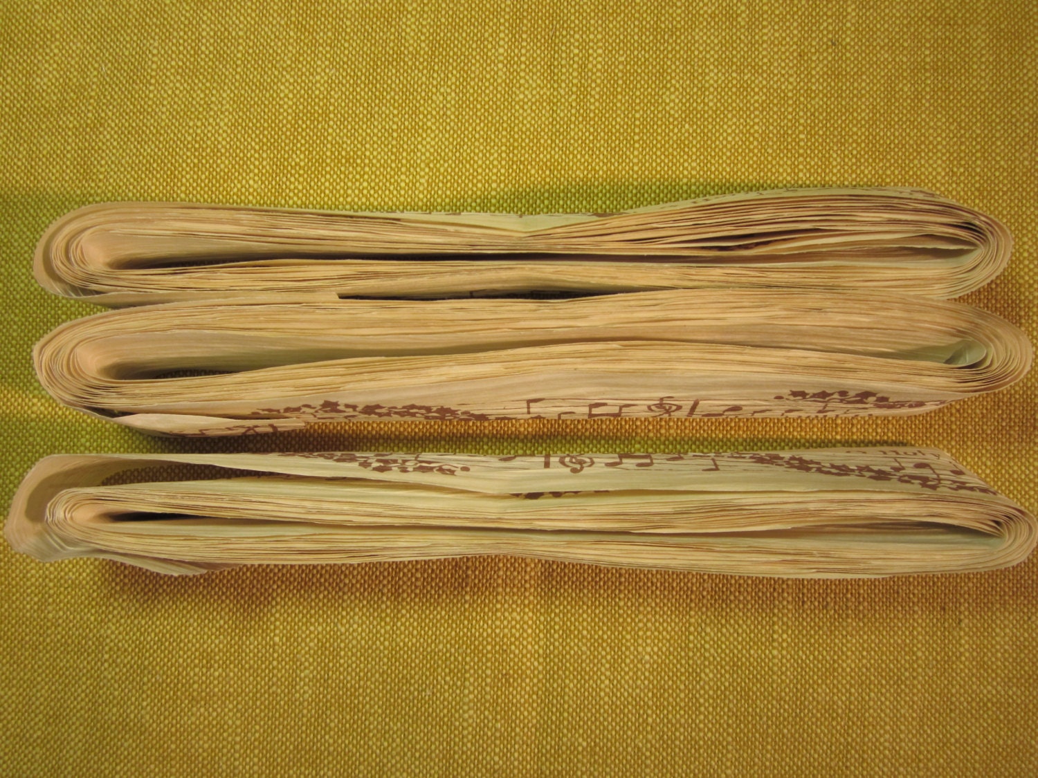 3 pks size 9 paper ribbon 1.5 wide parchment color with | Etsy