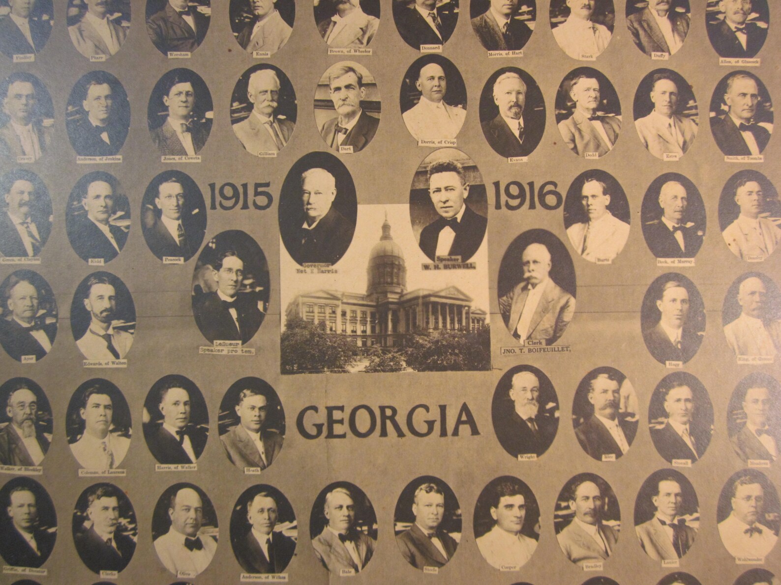 Antique 19151916 House of Representatives Mounted Etsy