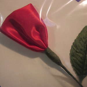 Roses of Love, wedding favor kit, 50 make yourself roses,red,made in Goldsboro NC image 2