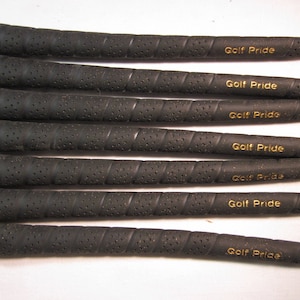 7 women&#39;s golf club grips, Golf Pride Standard Wrap, 25mm, BWL, vintage new stock, made in USA